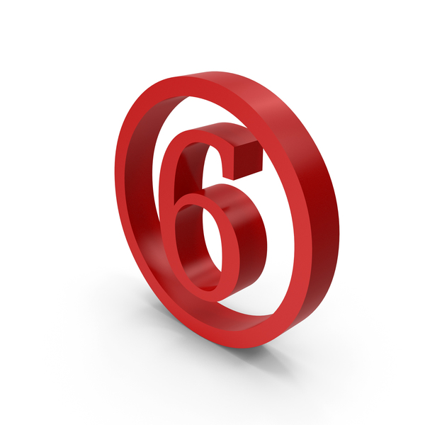 Number Circle 6 PNG & PSD Images Number Circle 6 PNG & PSD Images