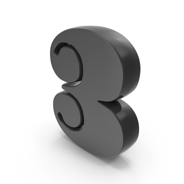 Number Design 3 Black PNG Images & PSDs for Download | PixelSquid