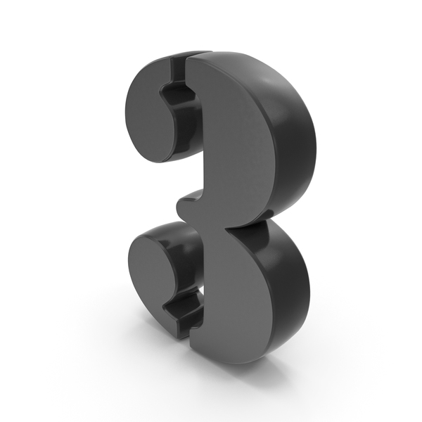 Number Digital 3 Silver PNG & PSD Images Number Digital 3 Silver PNG & PSD Images