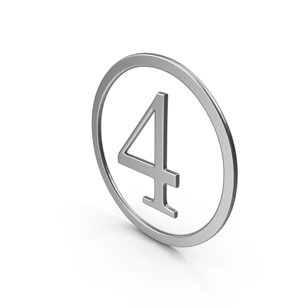 Number Four In Ring PNG & PSD Images Number Four In Ring PNG & PSD Images