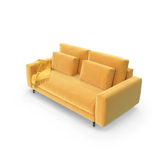 Nuvola Sofa Yellow PNG & PSD Images