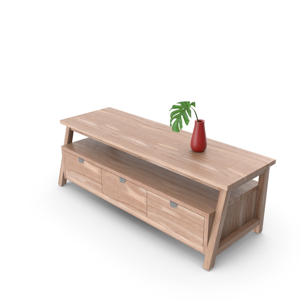Stand: Oak TV Cabinet PNG & PSD Images
