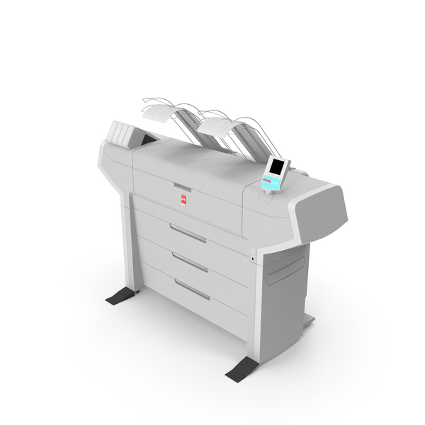 Printer: Oce Colorwave 600 Plotter PNG & PSD Images Printer: Oce Colorwave 600 Plotter PNG & PSD Images