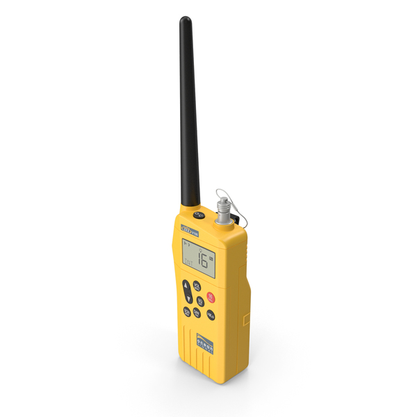 Walkie Talkie: Ocean Signal SafeSea V100 GMDSS VHF Radio PNG & PSD Images
