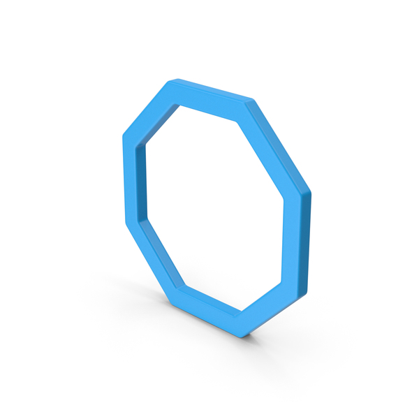 Geometric Shape: Octagon Blue PNG & PSD Images Geometric Shape: Octagon Blue PNG & PSD Images