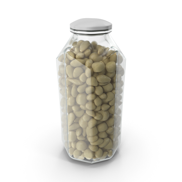 Octagon Jar with Almond White Chocolate Candy PNG & PSD Images Octagon Jar with Almond White Chocolate Candy PNG & PSD Images