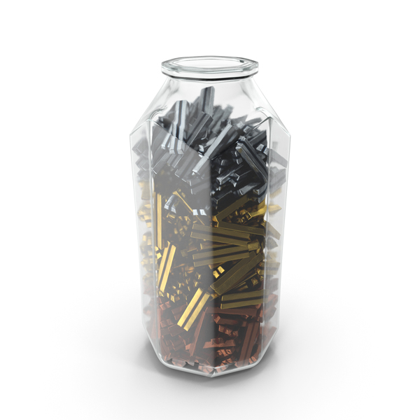 Octagon Jar with Rectangle Wrapped Chocolate Candy PNG & PSD Images Octagon Jar with Rectangle Wrapped Chocolate Candy PNG & PSD Images