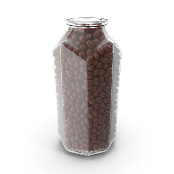 Octagon Jar with Small Chocolate Eggs PNG & PSD Images Octagon Jar with Small Chocolate Eggs PNG & PSD Images