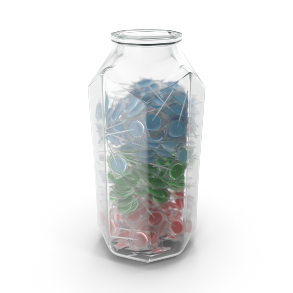 Lollipop: Octagon Jar With Wrapped Flat Lollipops PNG & PSD Images Lollipop: Octagon Jar With Wrapped Flat Lollipops PNG & PSD Images