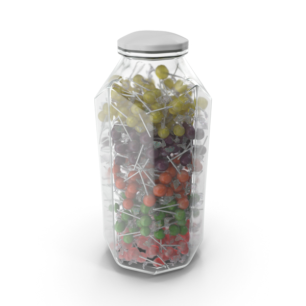 Lollipop: Octagon Jar With Wrapped Lollipops PNG & PSD Images Lollipop: Octagon Jar With Wrapped Lollipops PNG & PSD Images