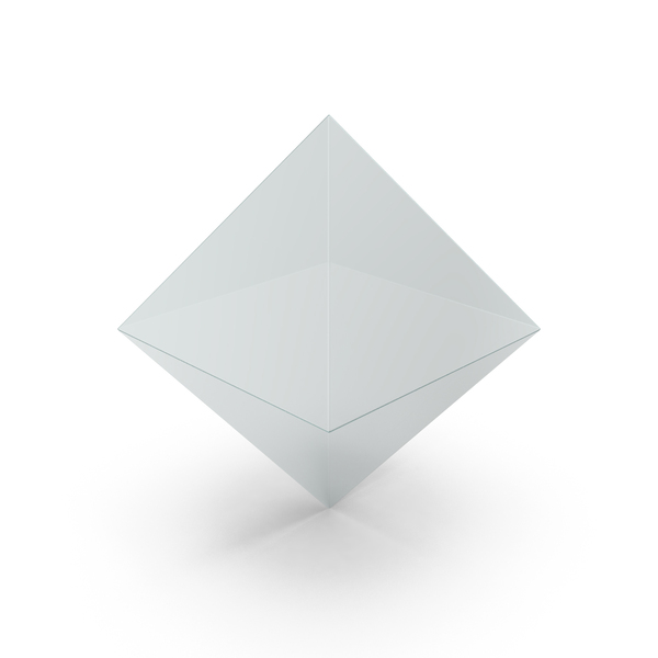 Polyhedron: Octahedron Glass PNG & PSD Images