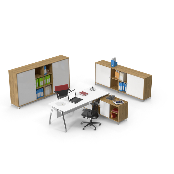 Furniture Collections: Office Set PNG & PSD Images