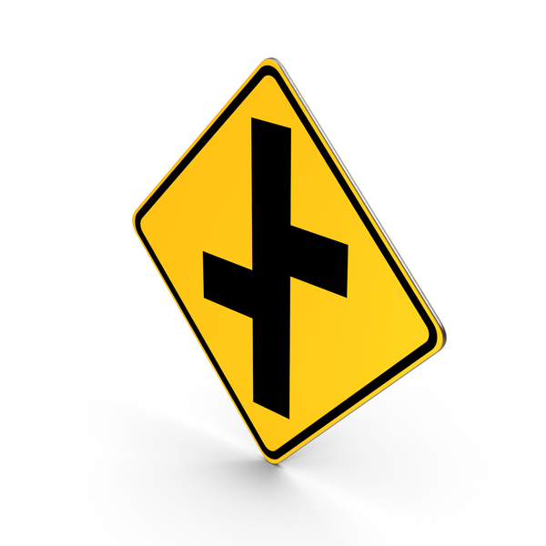 Traffic Signs: Offset Roads Road Sign PNG & PSD Images Traffic Signs: Offset Roads Road Sign PNG & PSD Images