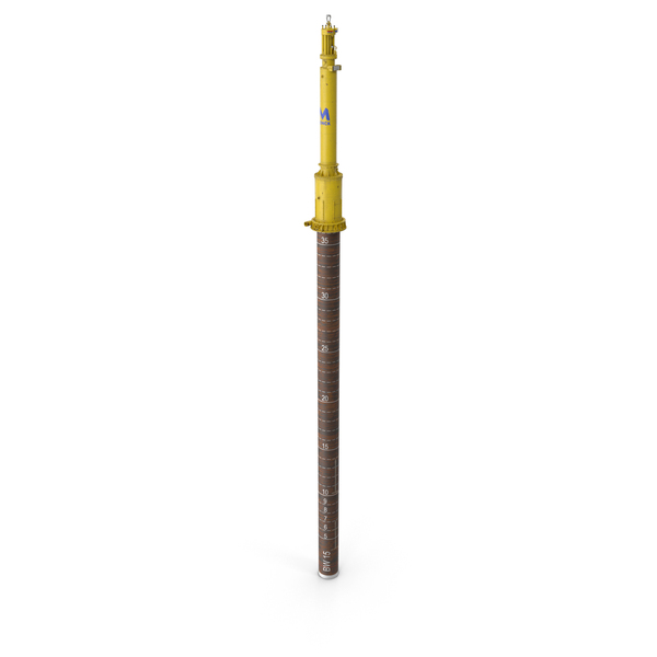 Pile Driver: Offshore Hydraulic Hammer MENCK Old PNG & PSD Images Pile Driver: Offshore Hydraulic Hammer MENCK Old PNG & PSD Images