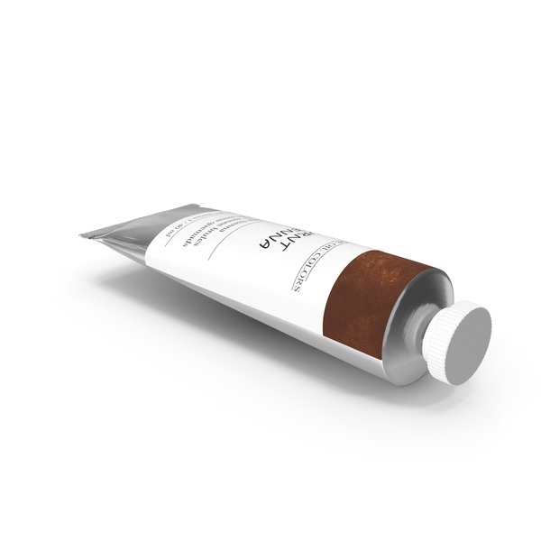 Container: Oil Paint Tube Burnt Sienna PNG & PSD Images Container: Oil Paint Tube Burnt Sienna PNG & PSD Images