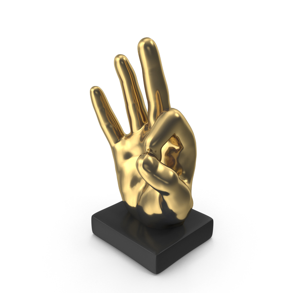 OK Sign Statue PNG Images & PSDs for Download | PixelSquid - S112559910