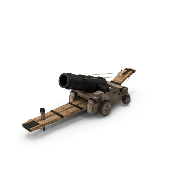 Civil War Cannon: Old Bombard PNG & PSD Images