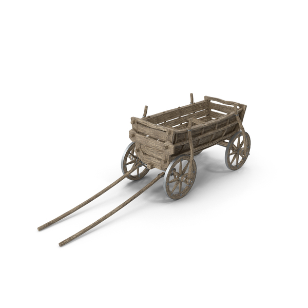 Wooden: Old Cart PNG & PSD Images