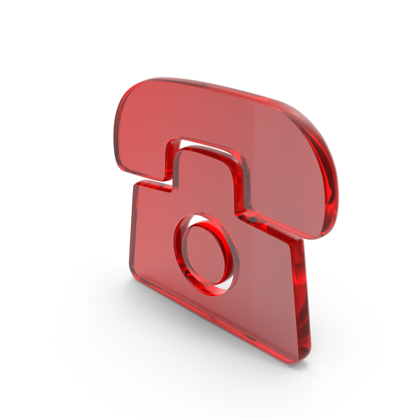 Logo: Old Model Phone Telephone Icon Glass PNG & PSD Images