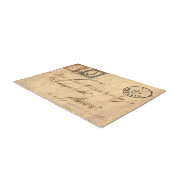 Old Paper Letter Two Stamps PNG & PSD Images Old Paper Letter Two Stamps PNG & PSD Images