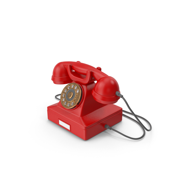 Old Red Phone PNG Images & PSDs for Download | PixelSquid - S11918550B