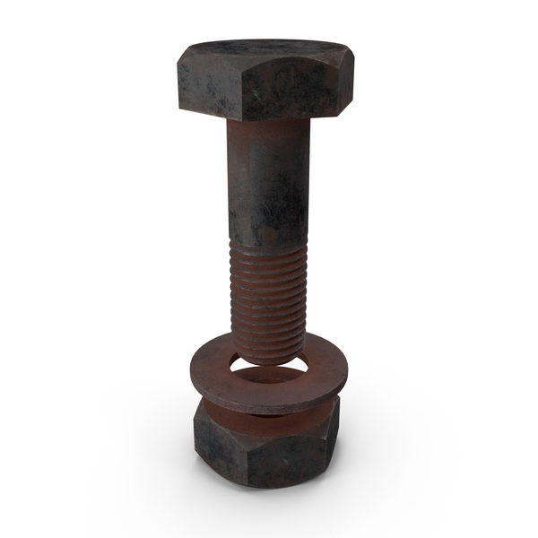 Hardware: Old Rusty Iron Hex Bolt Set PNG & PSD Images Hardware: Old Rusty Iron Hex Bolt Set PNG & PSD Images