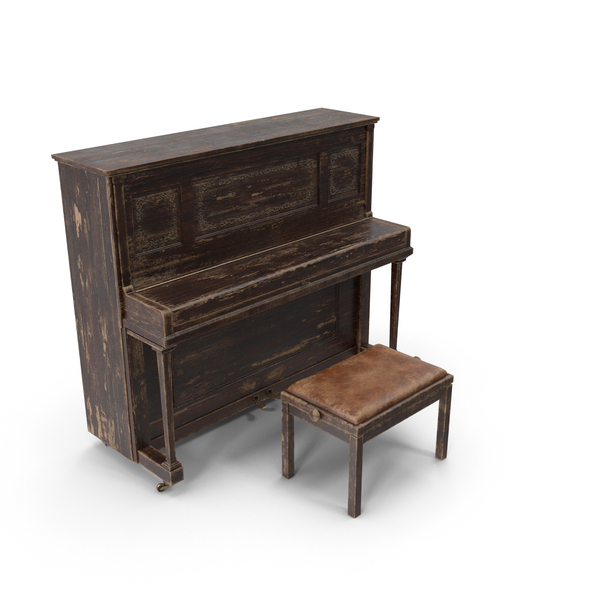 Old Western Piano Dark Wood PNG & PSD Images Old Western Piano Dark Wood PNG & PSD Images