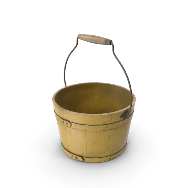 Old Wooden Bucket PNG & PSD Images Old Wooden Bucket PNG & PSD Images