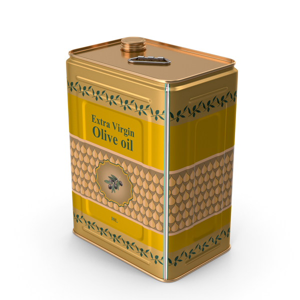 Olive Oil Tin Can 10L PNG Images & PSDs for Download | PixelSquid