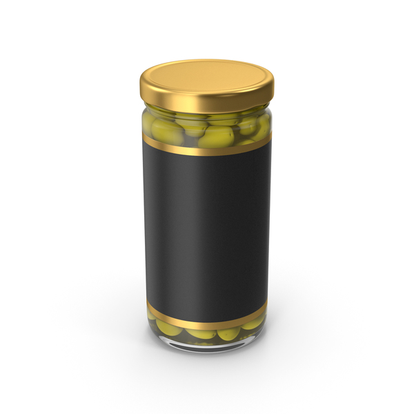 Olivies Jar Gold With Label PNG & PSD Images Olivies Jar Gold With Label PNG & PSD Images