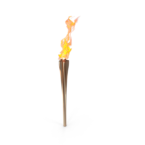杂耍：带火PNG和PSD图像的奥林匹克火炬