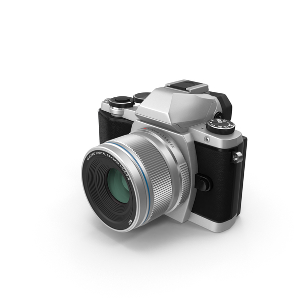 Camera: Olympus OM-D-E-M10 Silver PNG & PSD Images Camera: Olympus OM-D-E-M10 Silver PNG & PSD Images