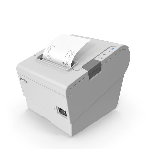 OmniLink TM T88VI DT2 Thermal POS Printer with Integrated PC PNG & PSD Images