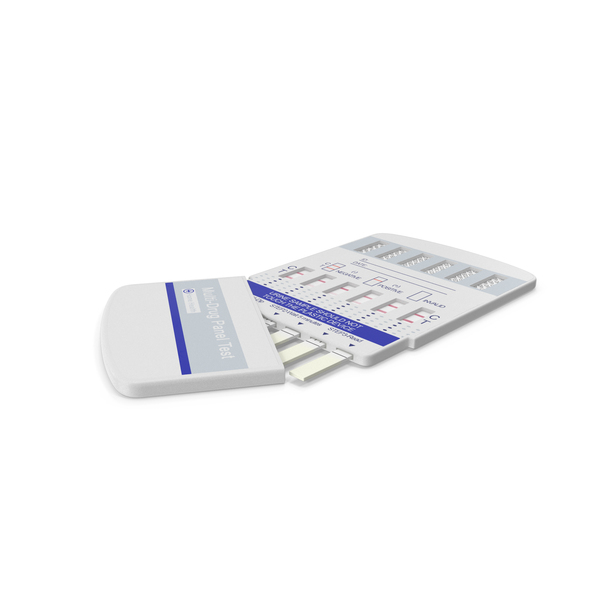 Medical Equipment: One Step Drug Testing Kit Used PNG & PSD Images