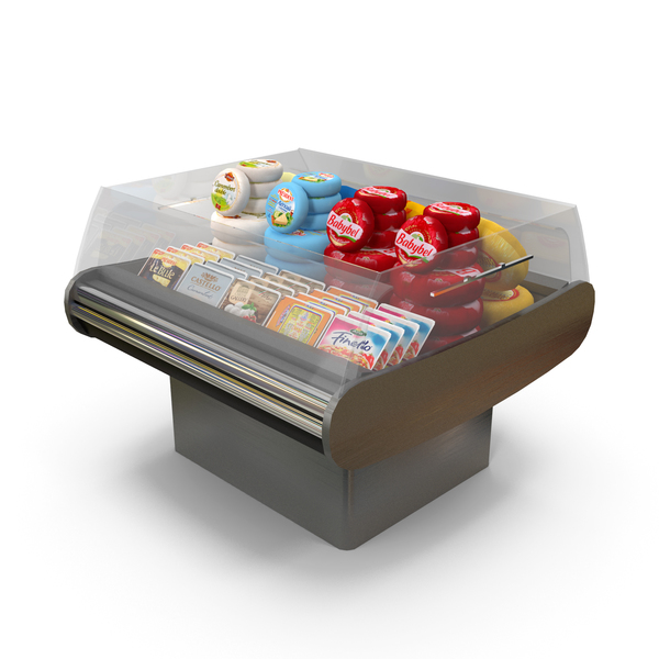 Refrigerator Display: Open Cheese Showcases PNG & PSD Images Refrigerator Display: Open Cheese Showcases PNG & PSD Images