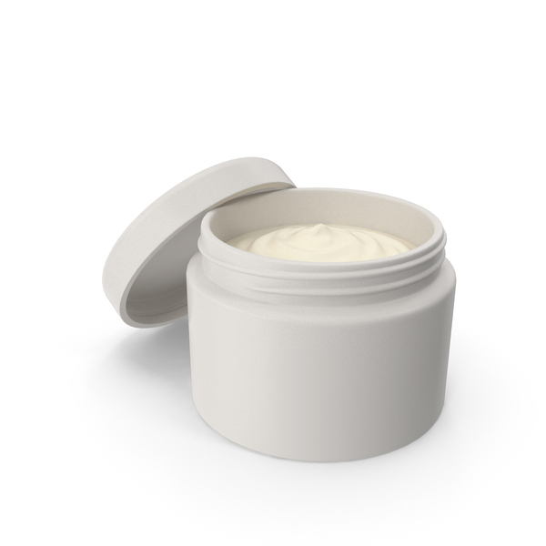 Lotion: Open Cosmetic Cream Jar PNG & PSD Images Lotion: Open Cosmetic Cream Jar PNG & PSD Images
