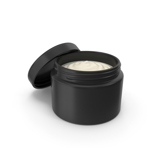 Lotion: Open Cosmetic Cream Jar PNG & PSD Images Lotion: Open Cosmetic Cream Jar PNG & PSD Images