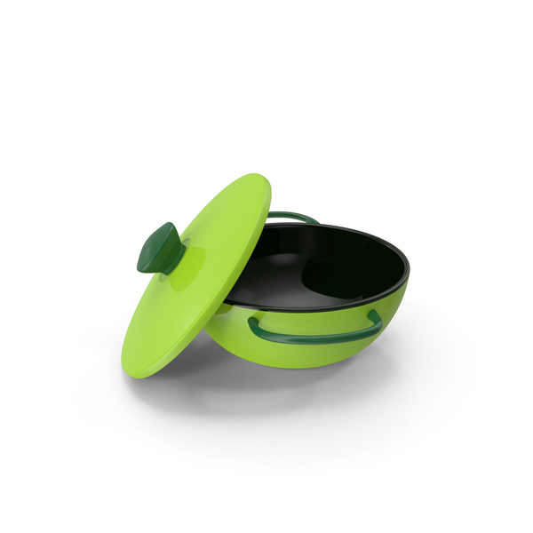 (Cookware): Open Green Cooking Pot PNG & PSD Images (Cookware): Open Green Cooking Pot PNG & PSD Images