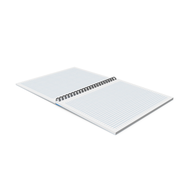 Open Notebook Blue PNG & PSD Images