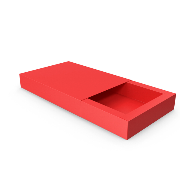 Open Packaging Box Red PNG & PSD Images