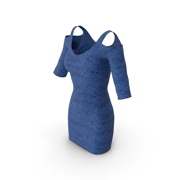 Open Shoulder Dress PNG & PSD Images