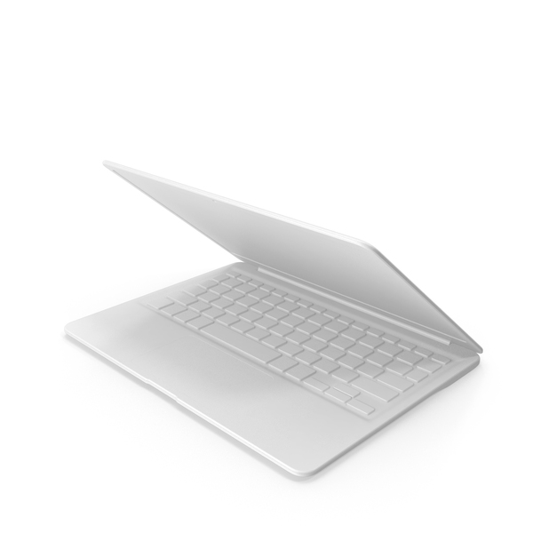 Open White Laptop PNG Images & PSDs for Download | PixelSquid - S118759391