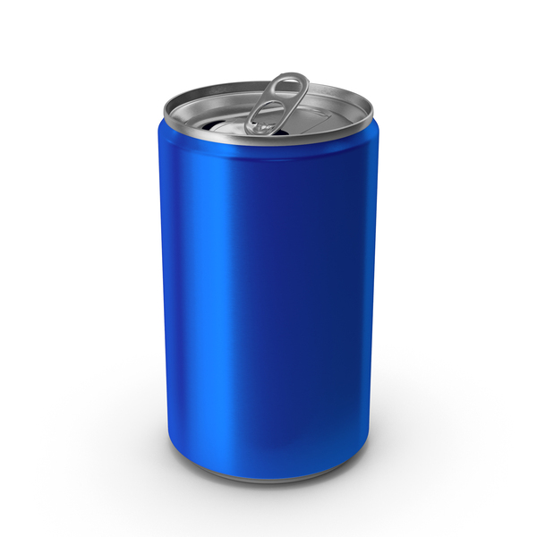 Aluminum: Opened Blue Beverage Slim Can 150ML PNG & PSD Images Aluminum: Opened Blue Beverage Slim Can 150ML PNG & PSD Images