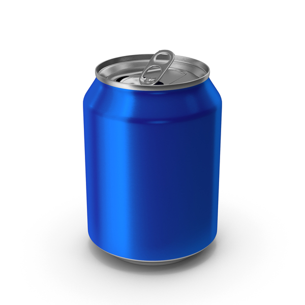Aluminum: Opened Blue Beverage Standard Can 250ML PNG & PSD Images Aluminum: Opened Blue Beverage Standard Can 250ML PNG & PSD Images
