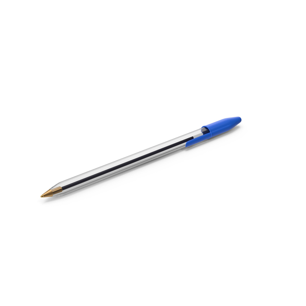 Ballpoint: Opened Blue Pen PNG & PSD Images