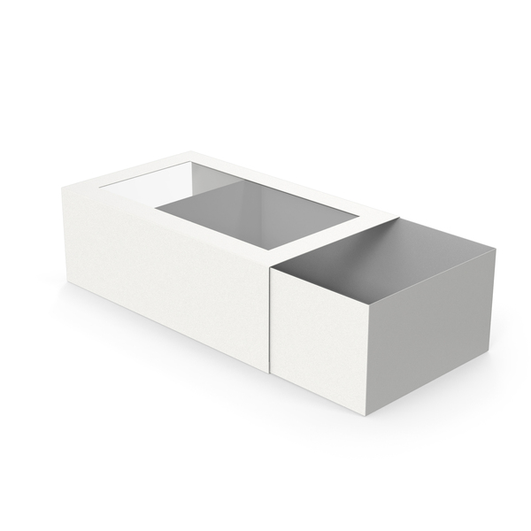 Cardboard Box: Opened Cakebox White PNG & PSD Images