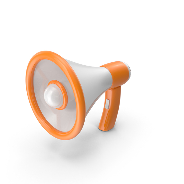 (Acoustic): Orange Cartoon Megaphone PNG & PSD Images (Acoustic): Orange Cartoon Megaphone PNG & PSD Images