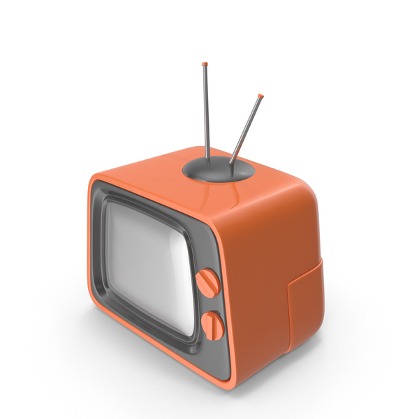 Crt: Orange Cartoon Television PNG & PSD Images Crt: Orange Cartoon Television PNG & PSD Images
