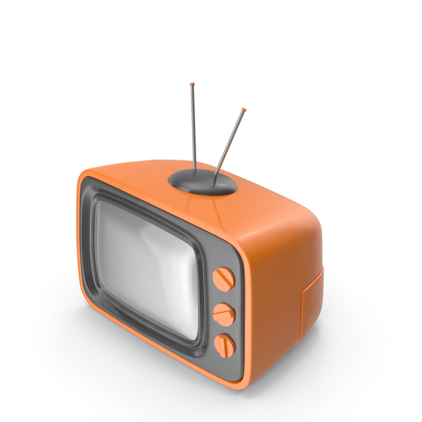 Crt: Orange Cartoon Television PNG & PSD Images Crt: Orange Cartoon Television PNG & PSD Images
