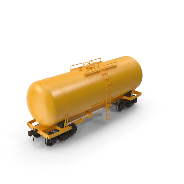Oil Car: Orange Cistern PNG & PSD Images